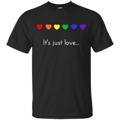 LGBT - Its Just Love lgbt pride T Shirt & Hoodie