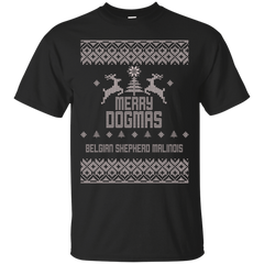 BELGIAN SHEPHERD MALINOIS1 - Merry Dogmas Belgian Shepherd Malinois1 T Shirt & Hoodie