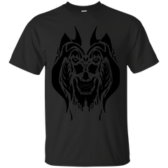 Biker - BLACK DRIP SKULL T Shirt & Hoodie
