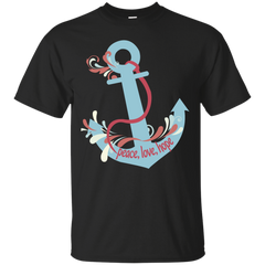 ANCHOR - Peace Love Hope Nautical Anchor T Shirt & Hoodie