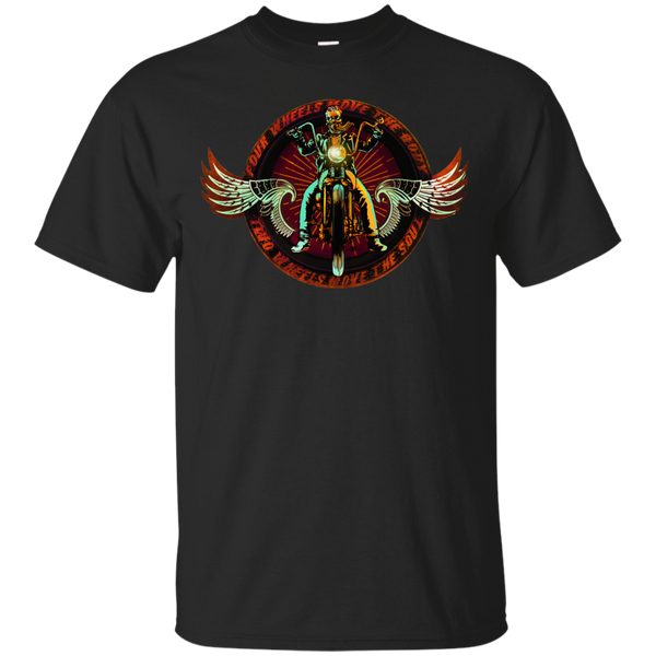 BIKER T SHIRT - Two wheels move Soul T Shirt & Hoodie