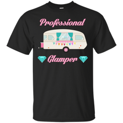 Mom - Professional Glamper  Pink Glam Camper Camping RV Trailer camper van T Shirt & Hoodie