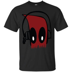 DEADPOOL - Deadpool with Headphones T Shirt & Hoodie