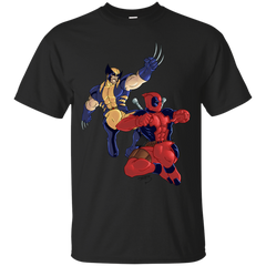 Marvel - Wolverine and Deadpool TeamUp Dark Knight Returns Style superheroes T Shirt & Hoodie