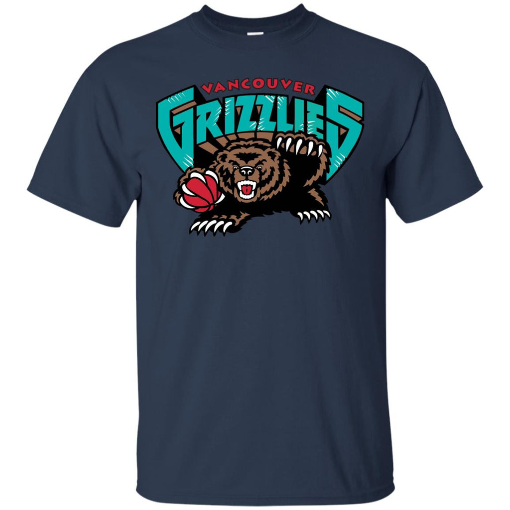 retro vintage vancouver grizzlies shirt nba basketball graphic tee  vancouver grizzlies logo shirt