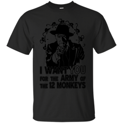 12 MONKEYS - Pallid Man Wants You T Shirt & Hoodie