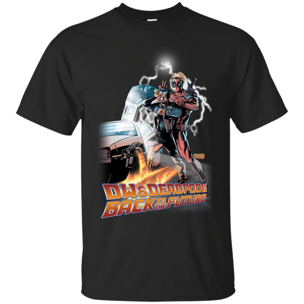 Deadpool - DW and Deadpool Go Back to the Future Tshirt deadpool T Shirt & Hoodie