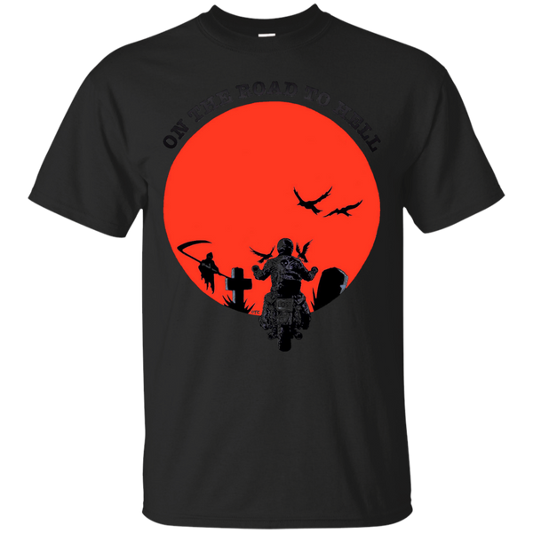 Biker - ON THE ROAD TO HELL T Shirt & Hoodie