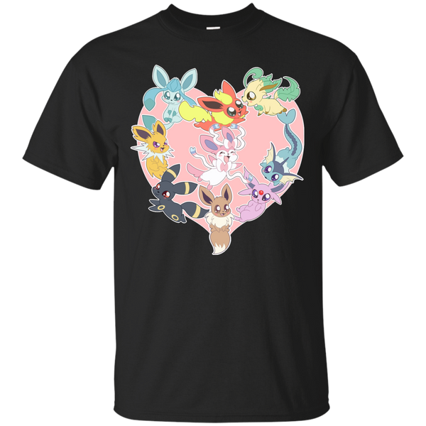 EEVEE - Evolution Heart T Shirt & Hoodie