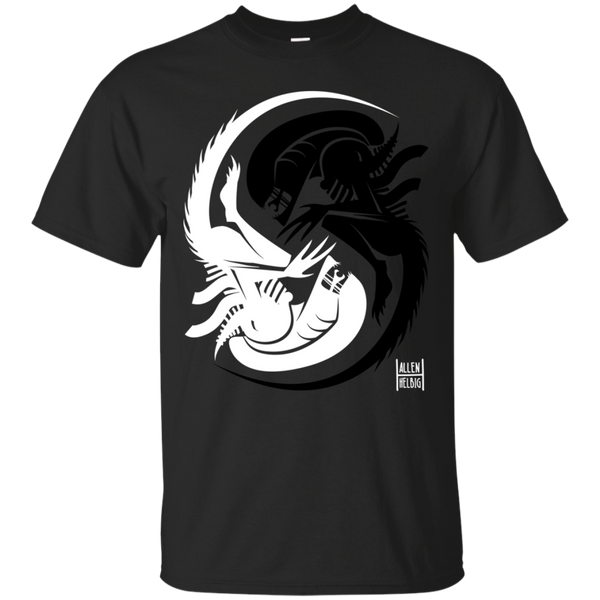 ALIEN - Yin Yang Alien T Shirt & Hoodie