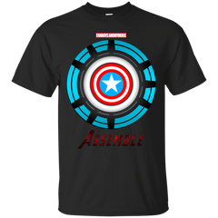 Marvel - Captain America Shield and Iron Man Arc Reactor marvel avengers T Shirt & Hoodie