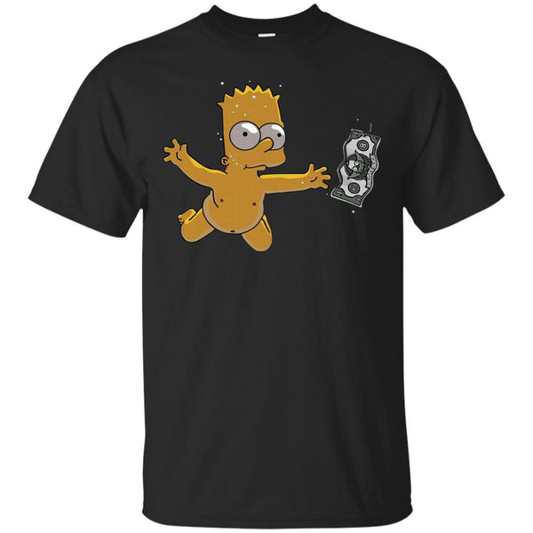 THE SIMPSONS - Nirvana Bart Simpson T Shirt & Hoodie