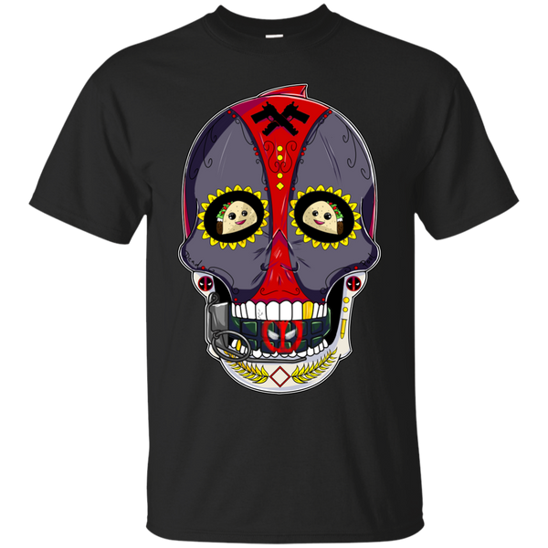 Marvel - Deadpool Sugar Skull calavera T Shirt & Hoodie