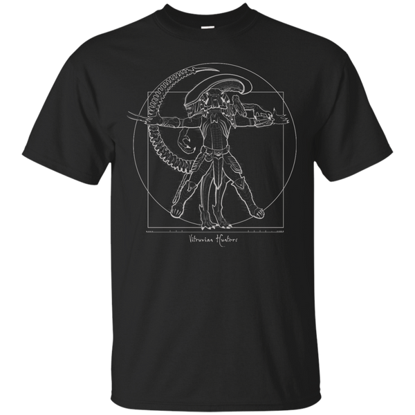 ALIEN VERSUS PREDATOR - Vitruvian Hunters  Negative T Shirt & Hoodie