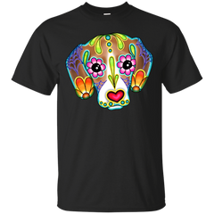 BEAGLE - Beagle  Day of the Dead Sugar Skull Dog T Shirt & Hoodie
