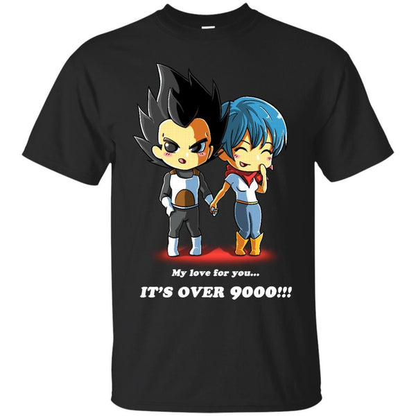 DRAGONBALL Z - LOVE OVER 9000 T Shirt & Hoodie
