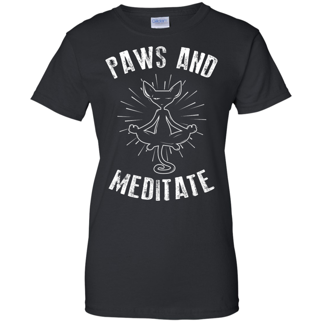 Yoga - PAWS AND MEDITATE T shirt & Hoodie