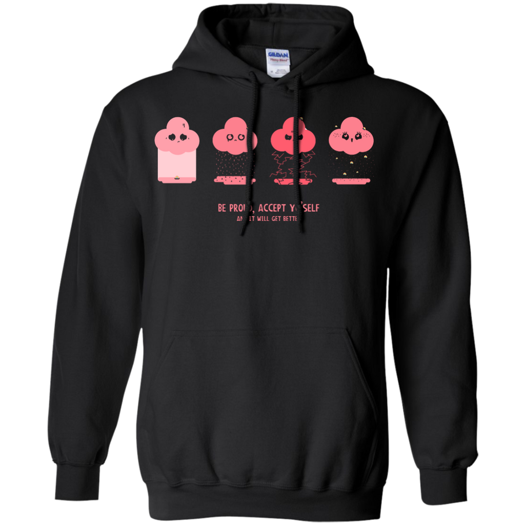 LGBT - Gay Depressed Little Cloud  From Fear to Acceptance it gets better T Shirt & Hoodie