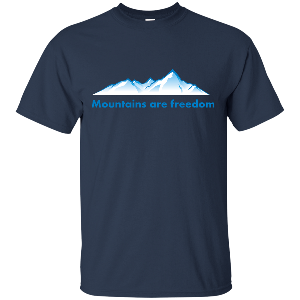 Camping - Mountains are freedom mountains T Shirt & Hoodie