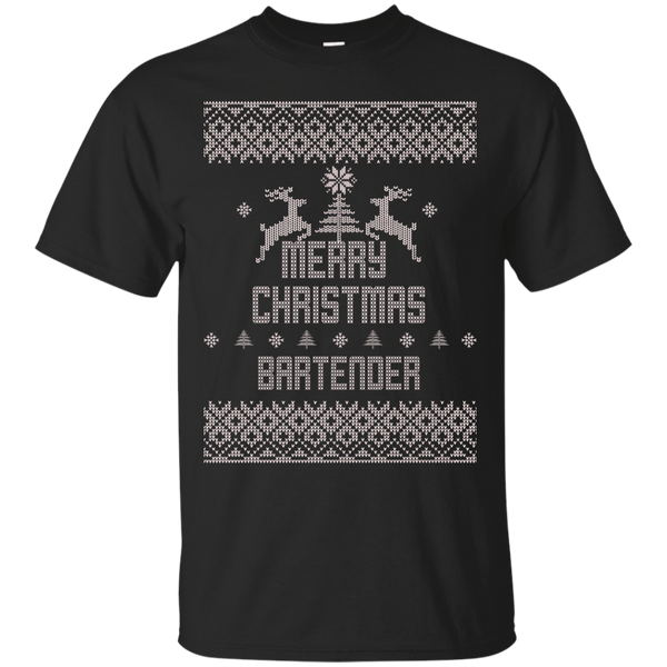 BARTENDER - Merry Christmas Bartender T Shirt & Hoodie