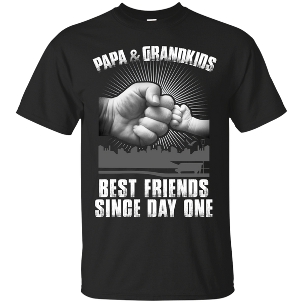 Yoga - PAPA AND GRANDKIDS BEST FRIENDS SINCE DAY ONE T shirt & Hoodie