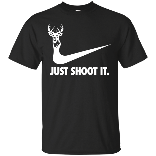 Camping - Just Shoot It hunting T Shirt & Hoodie