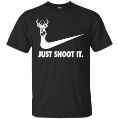 Camping - Just Shoot It hunting T Shirt & Hoodie