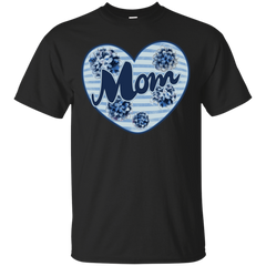 Mom - Mom retro blue heart vintage T Shirt & Hoodie