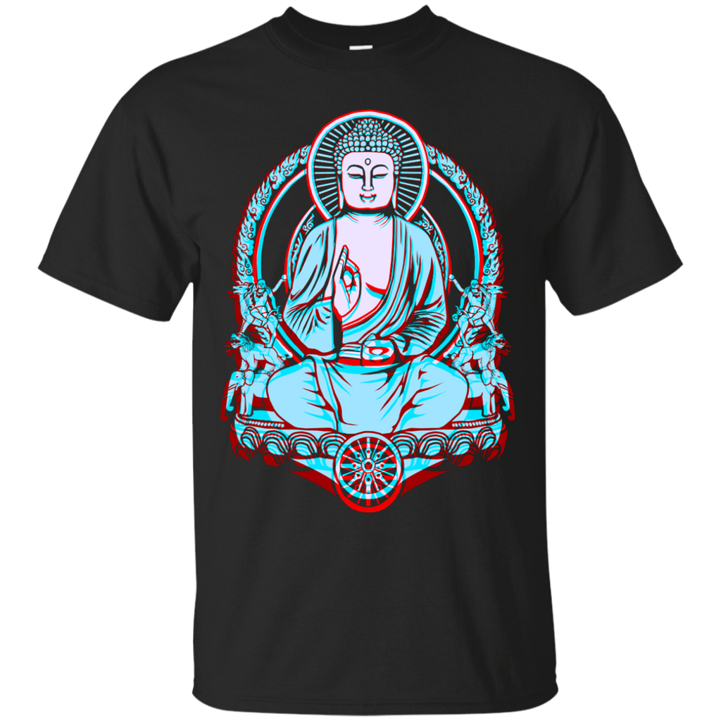 Yoga - Siddhartha Buddha Glitch T Shirt & Hoodie