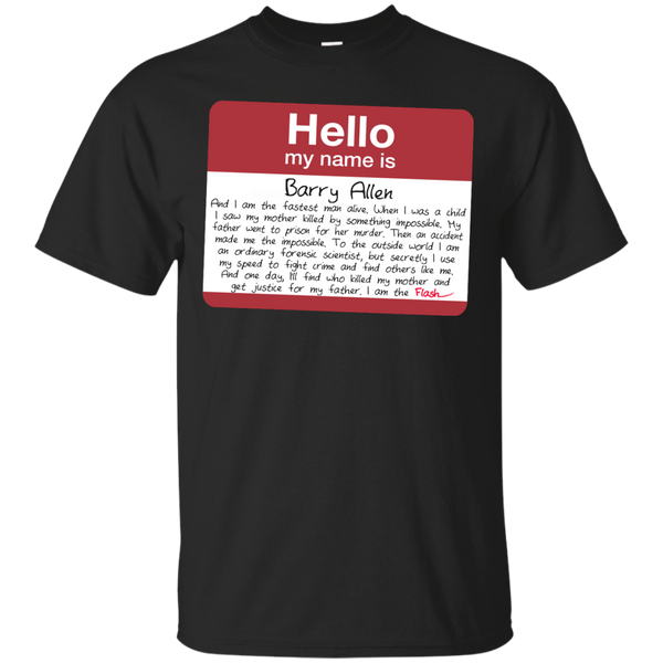 BARRY ALLEN FLASH - Names Barry T Shirt & Hoodie