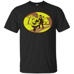 AMISH FARMER ROOSTER WHEELBARROW FARM OVAL RETRO - Amish Farmer Rooster Wheelbarrow Farm Oval Retro T Shirt & Hoodie