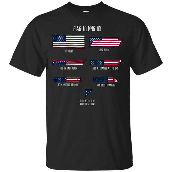 AMERICAN FLAG - Flag Folding 101 T Shirt & Hoodie