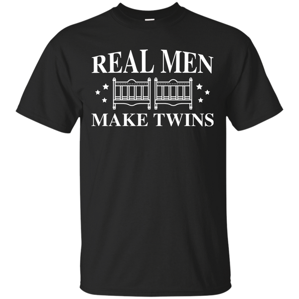 Father - Real Men Make Twins baby shower T Shirt & Hoodie