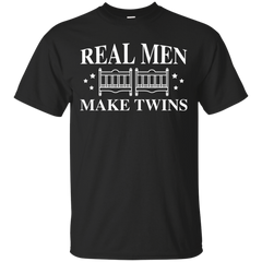 Father - Real Men Make Twins baby shower T Shirt & Hoodie