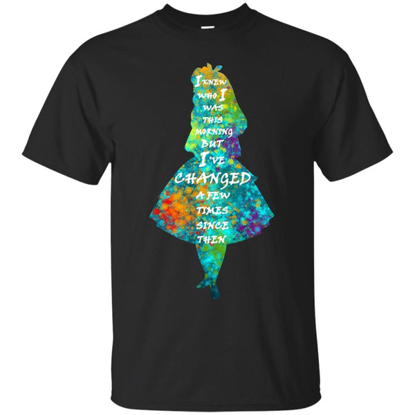 ALICE IN WONDERLAND - Alice In Wonderland  Quote  Colorful Watercolor T Shirt & Hoodie