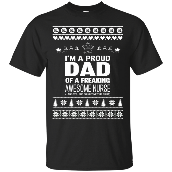 Nurse - Merry Christmas Dad dad T Shirt & Hoodie