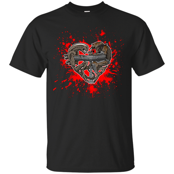 ALIEN - Alien predator heart T Shirt & Hoodie