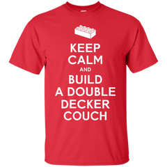 Lego - KEEP CALM AND BUILD A DOUBLE DECKER COUCH T Shirt & Hoodie