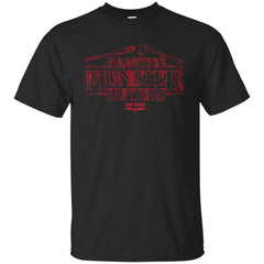 STRANGER THINGS - Hawkins Monster Hunters T Shirt & Hoodie