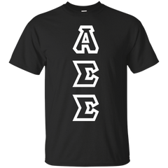 ALPHA SIGMA SIGMA - Alpha Sigma Sigma  White Text T Shirt & Hoodie