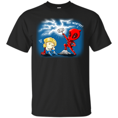 Deadpool - Worthy mjolnir T Shirt & Hoodie