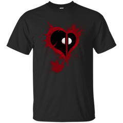 Marvel - My Heart Beats Deadpool logo T Shirt & Hoodie