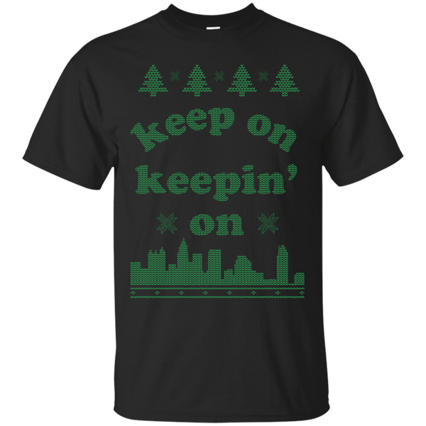 ALANTA - Keep On Keepin On Green Christmas T Shirt & Hoodie