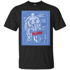 Marvel - BLUEPRINT TEE  POWER IRON ARMOR ironman T Shirt & Hoodie