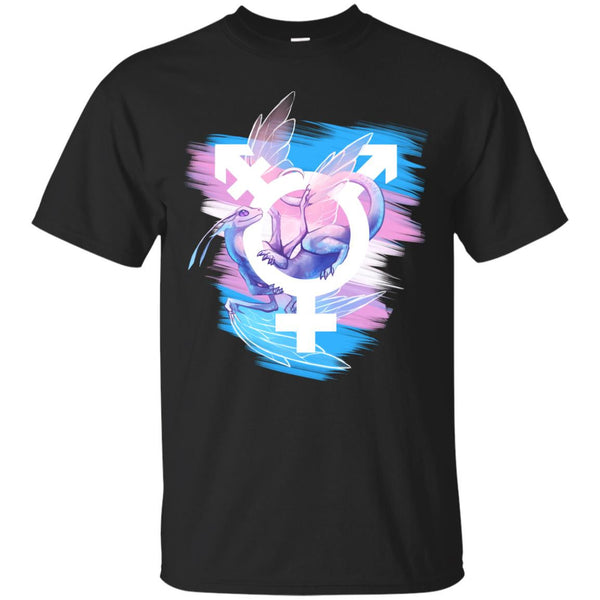 LGBTQIA - Trans Pride Dragon T Shirt & Hoodie