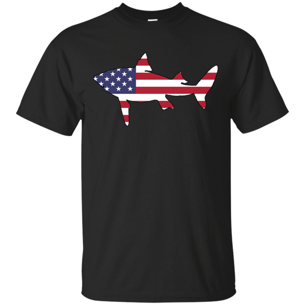 AMERICAN FLAG - Shark T Shirt & Hoodie