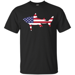 AMERICAN FLAG - Shark T Shirt & Hoodie