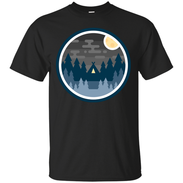 Camping - Woods Badge Night camping T Shirt & Hoodie