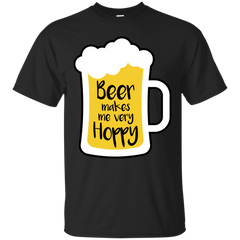 BEER - Beer Makes Me Hoppy T Shirt & Hoodie