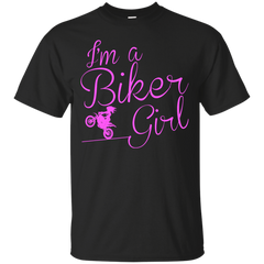 Biker - I AM A BIKER GIRL T Shirt & Hoodie